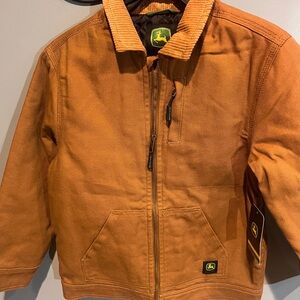 John Deere Boys' Tractor Jacket, Bronze Size S 6/7